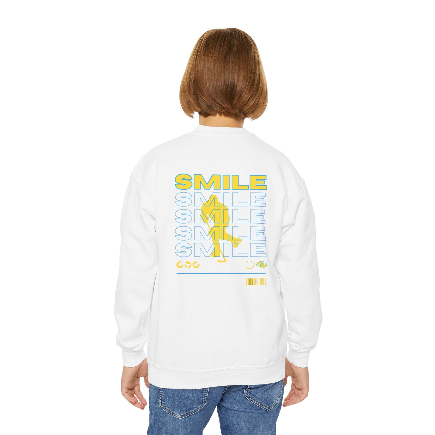 (6) Youth - Smiles Hockey Streetwear Crewneck Sweatshirt