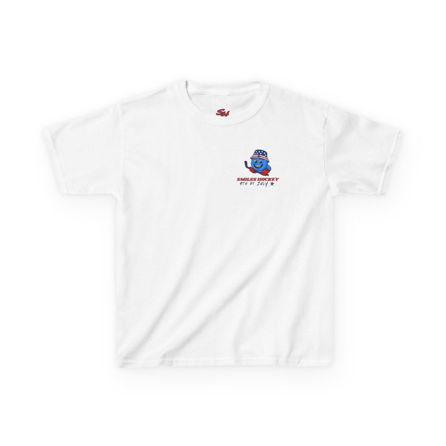 (Youth) - Smiles Hockey - 4th of July “Land of the Free” T-Shirt