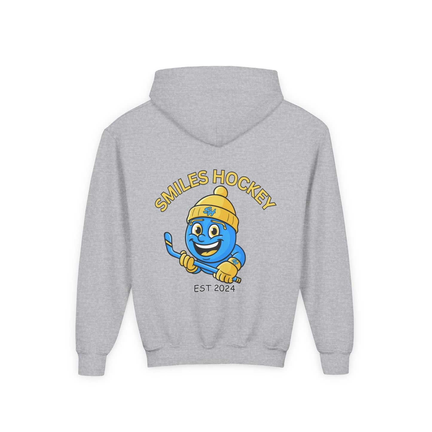 (8) Youth - Smiles Hockey Logo Sweatshirt