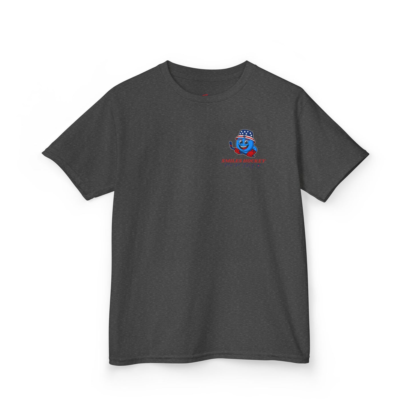 (Youth) - Smiles Hockey - 4th of July “Land of the Free” T-Shirt