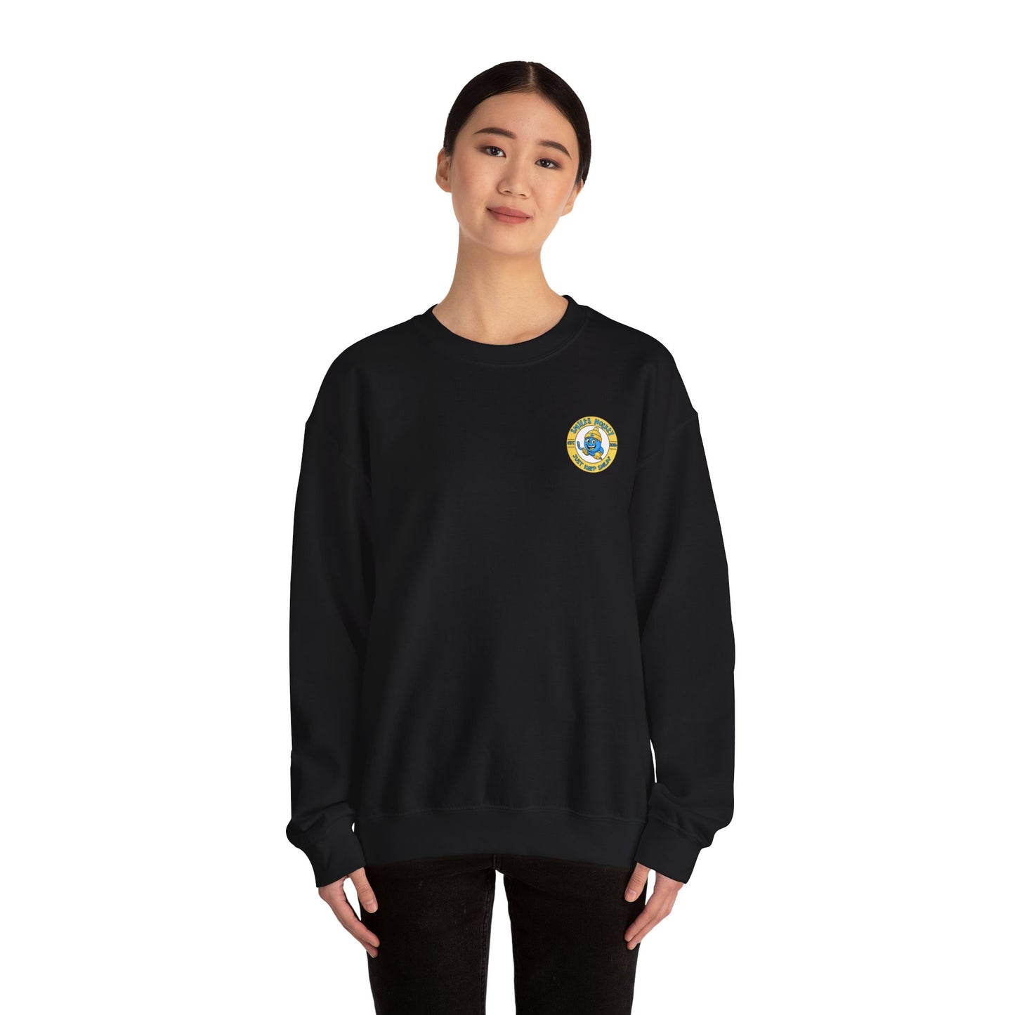 (4) Adult - Smiles Hockey Logo Crewneck