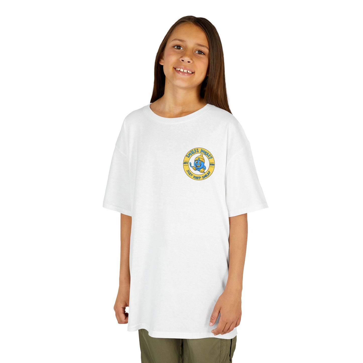 (7) Youth - Smiles Hockey Shark Heavy Cotton™ Tee