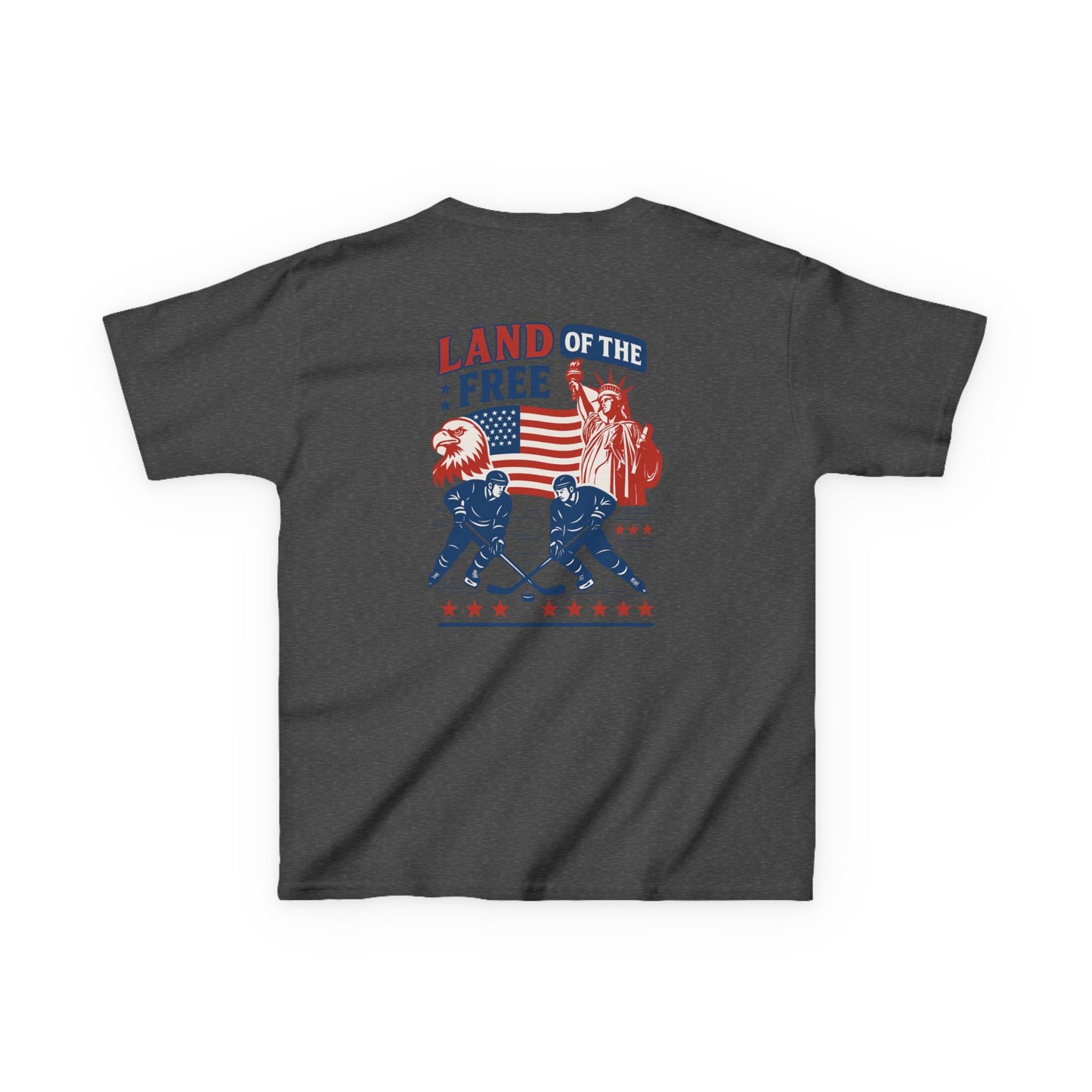 (Youth) - Smiles Hockey - 4th of July “Land of the Free” T-Shirt
