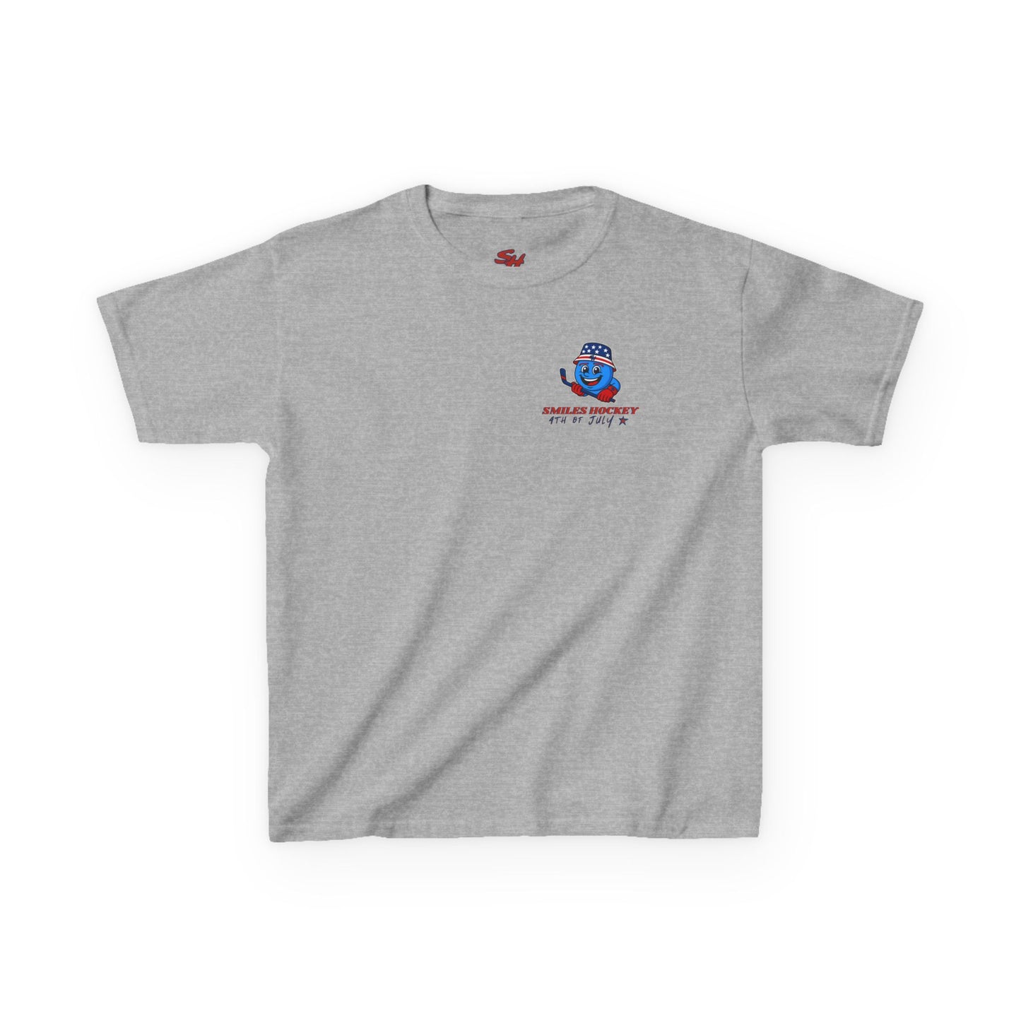 (Youth) - Smiles Hockey - 4th of July “Land of the Free” T-Shirt