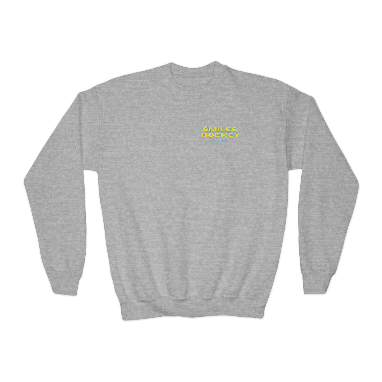 (6) Youth - Smiles Hockey Streetwear Crewneck Sweatshirt