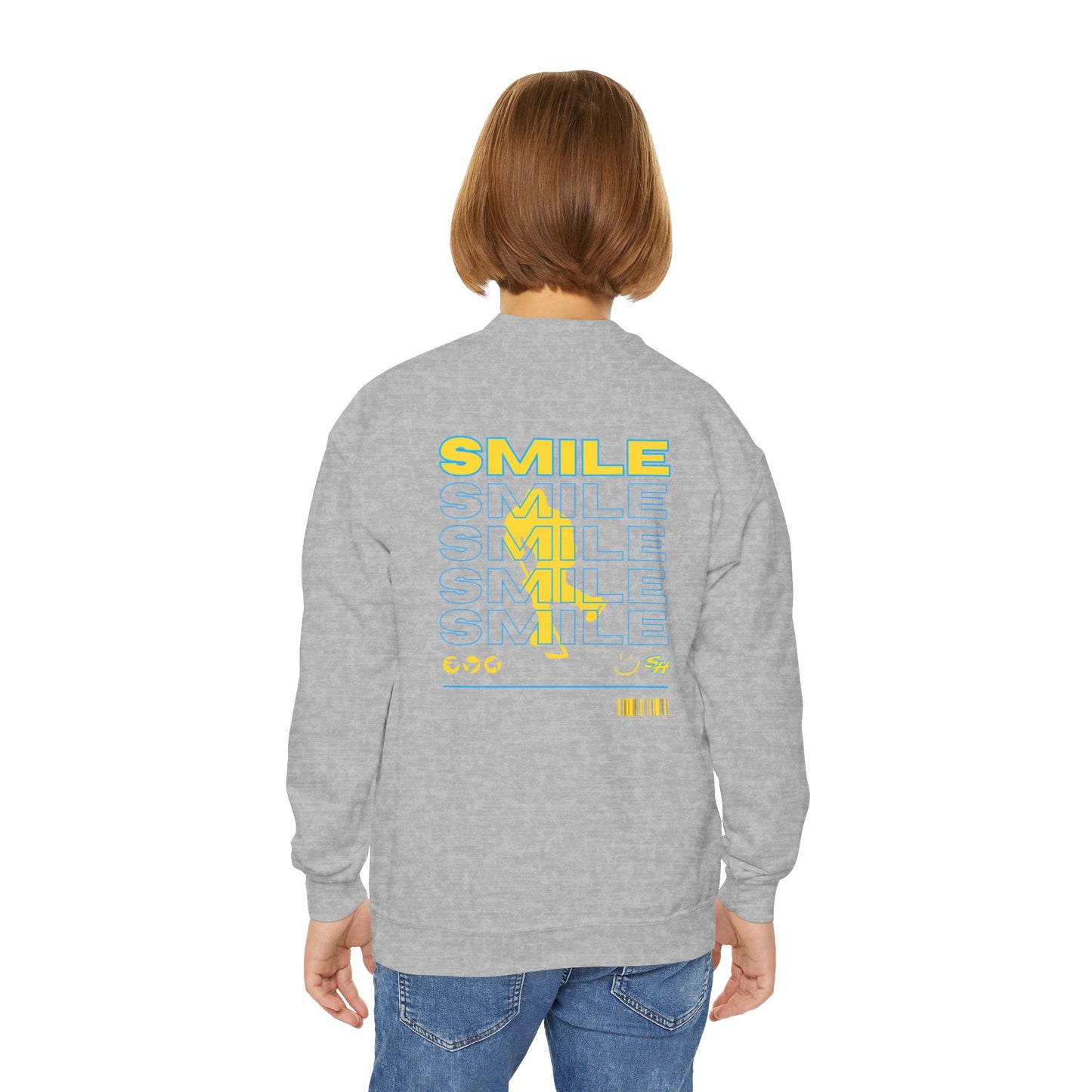 (6) Youth - Smiles Hockey Streetwear Crewneck Sweatshirt