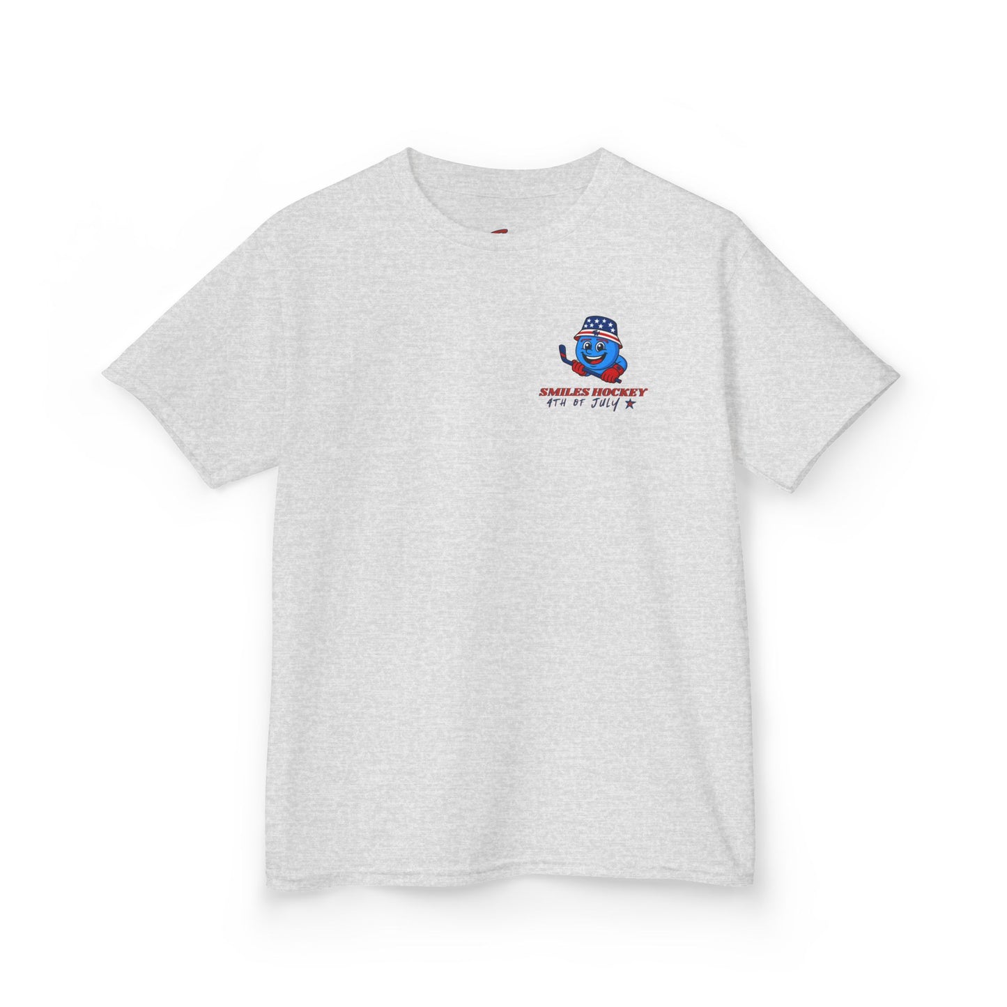 (Youth) - Smiles Hockey - 4th of July “Land of the Free” T-Shirt