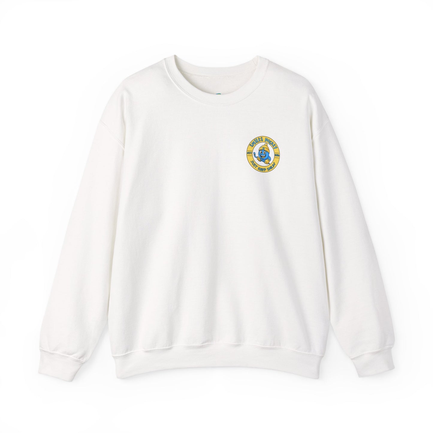 (2) Smiles Hockey Shark Crewneck Sweatshirt