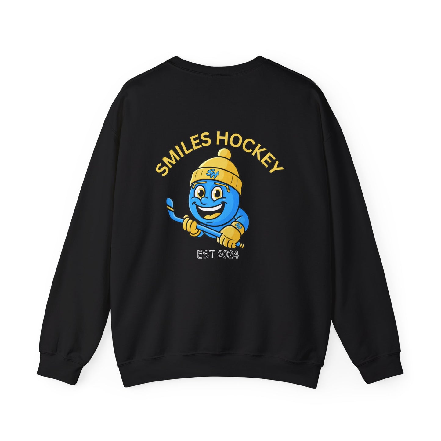 (4) Adult - Smiles Hockey Logo Crewneck