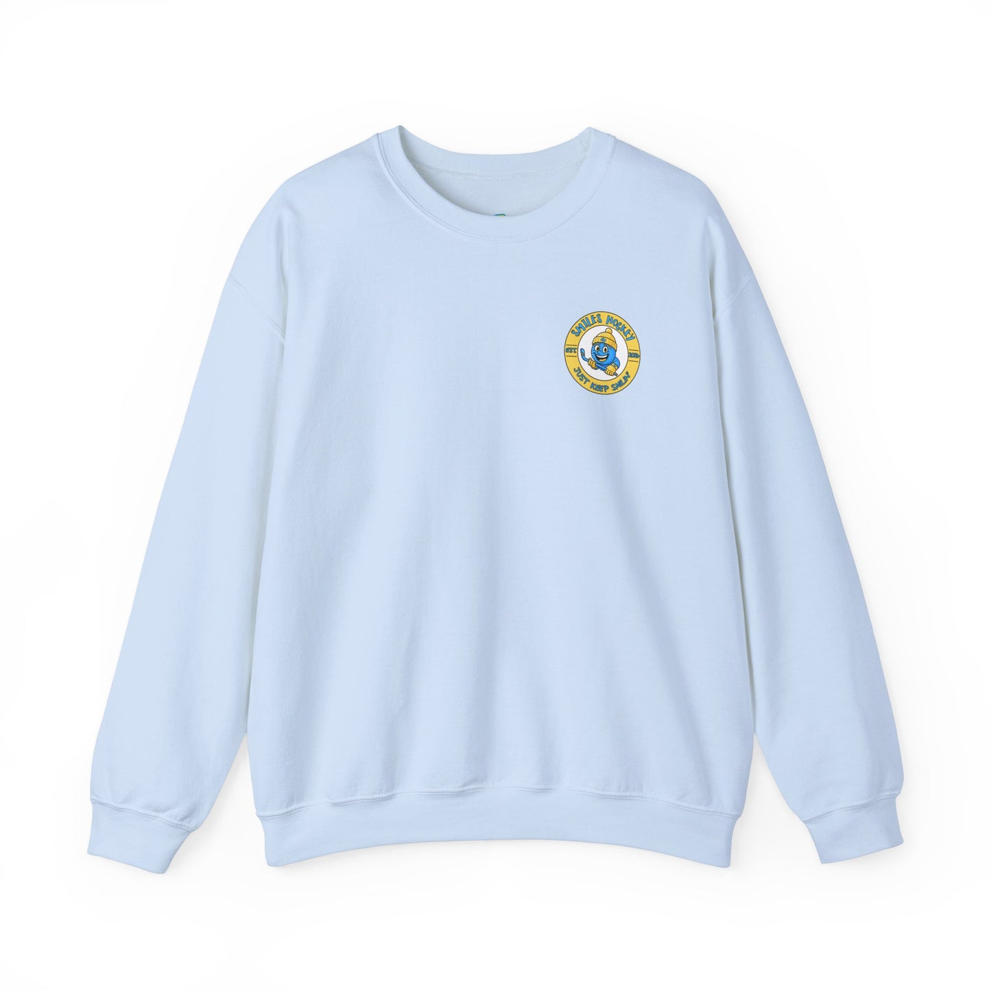 (2) Smiles Hockey Shark Crewneck Sweatshirt