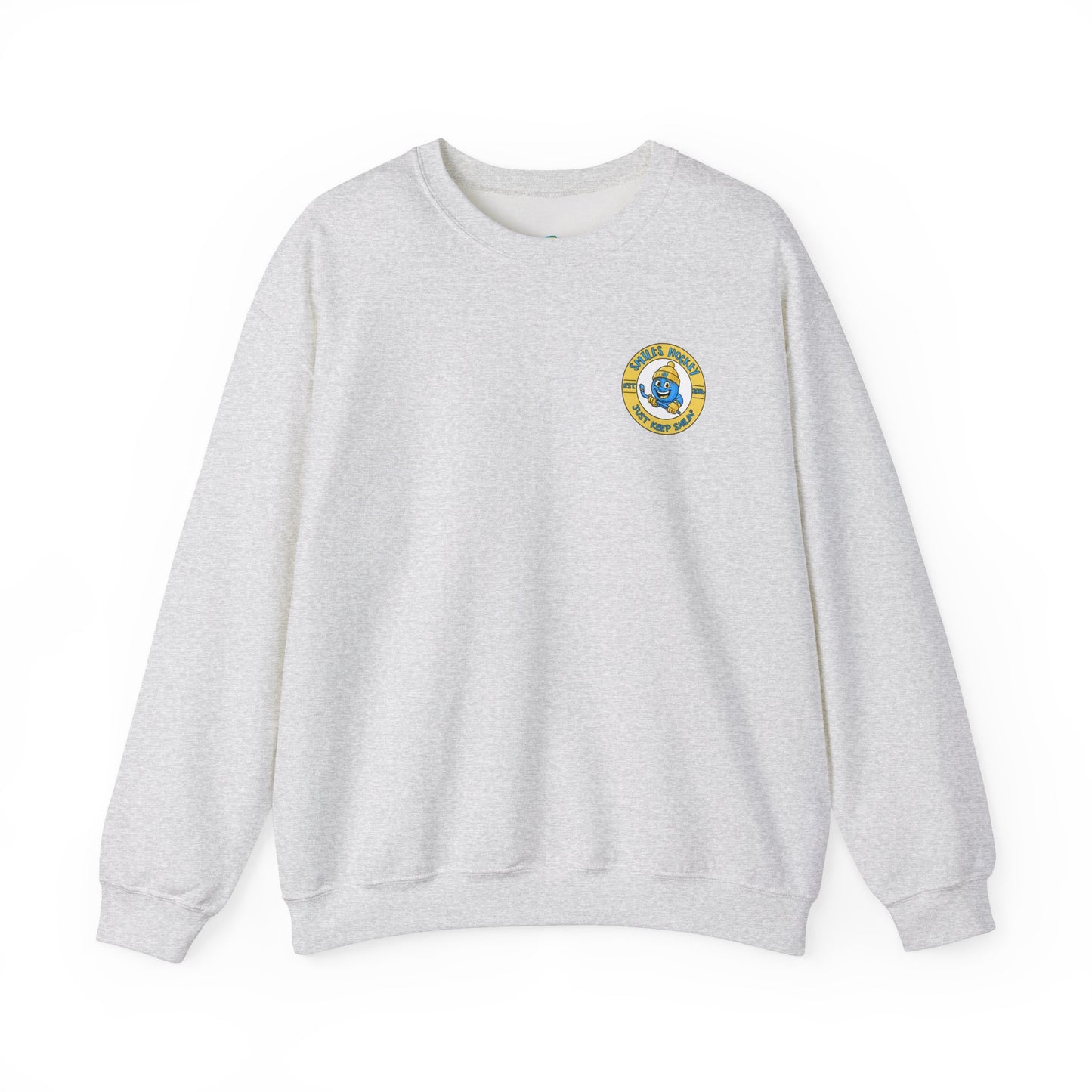 (2) Smiles Hockey Shark Crewneck Sweatshirt