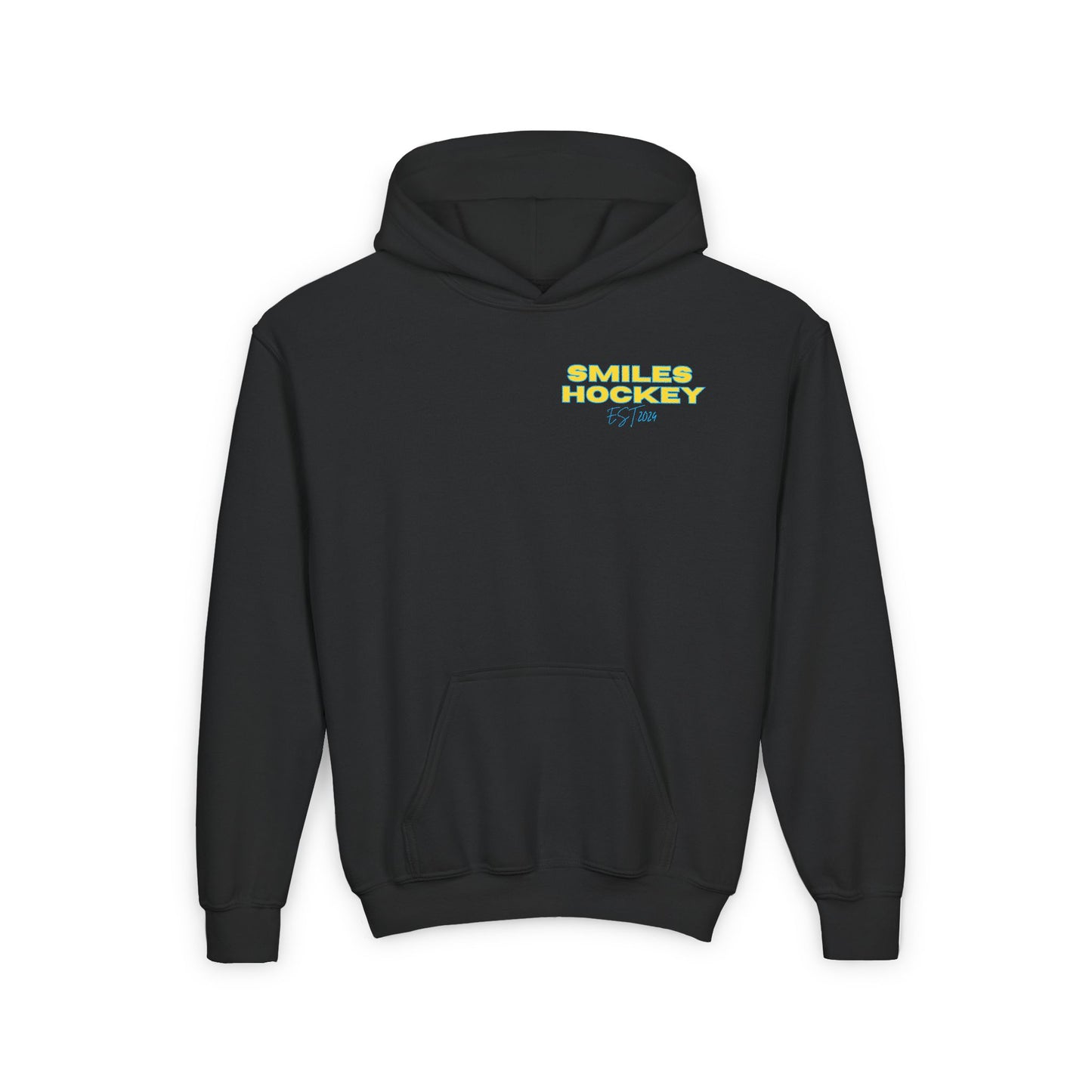 (6) Youth - Smiles Hockey Streetwear Heavy Blend Hooded Sweatshirt