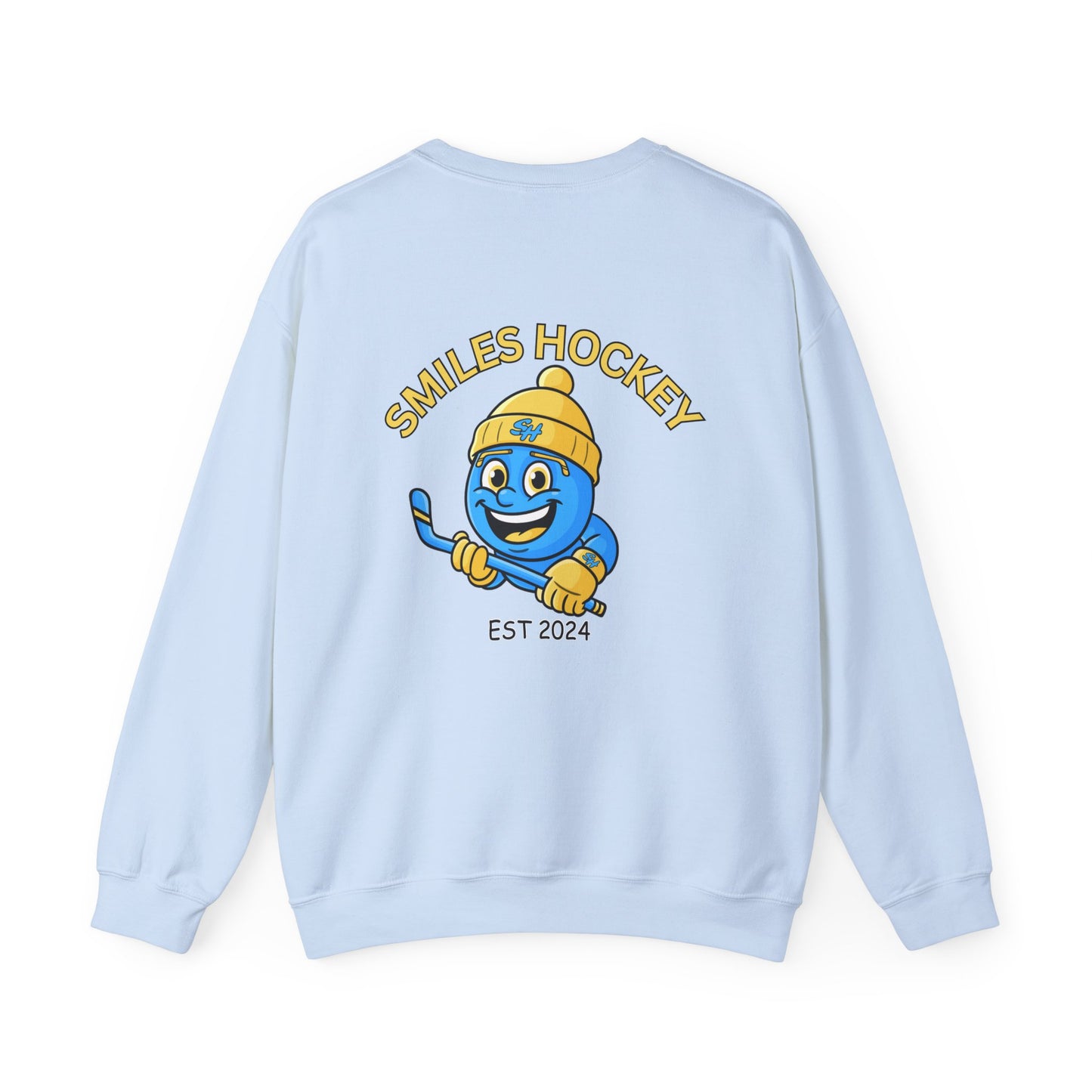 (4) Adult - Smiles Hockey Logo Crewneck