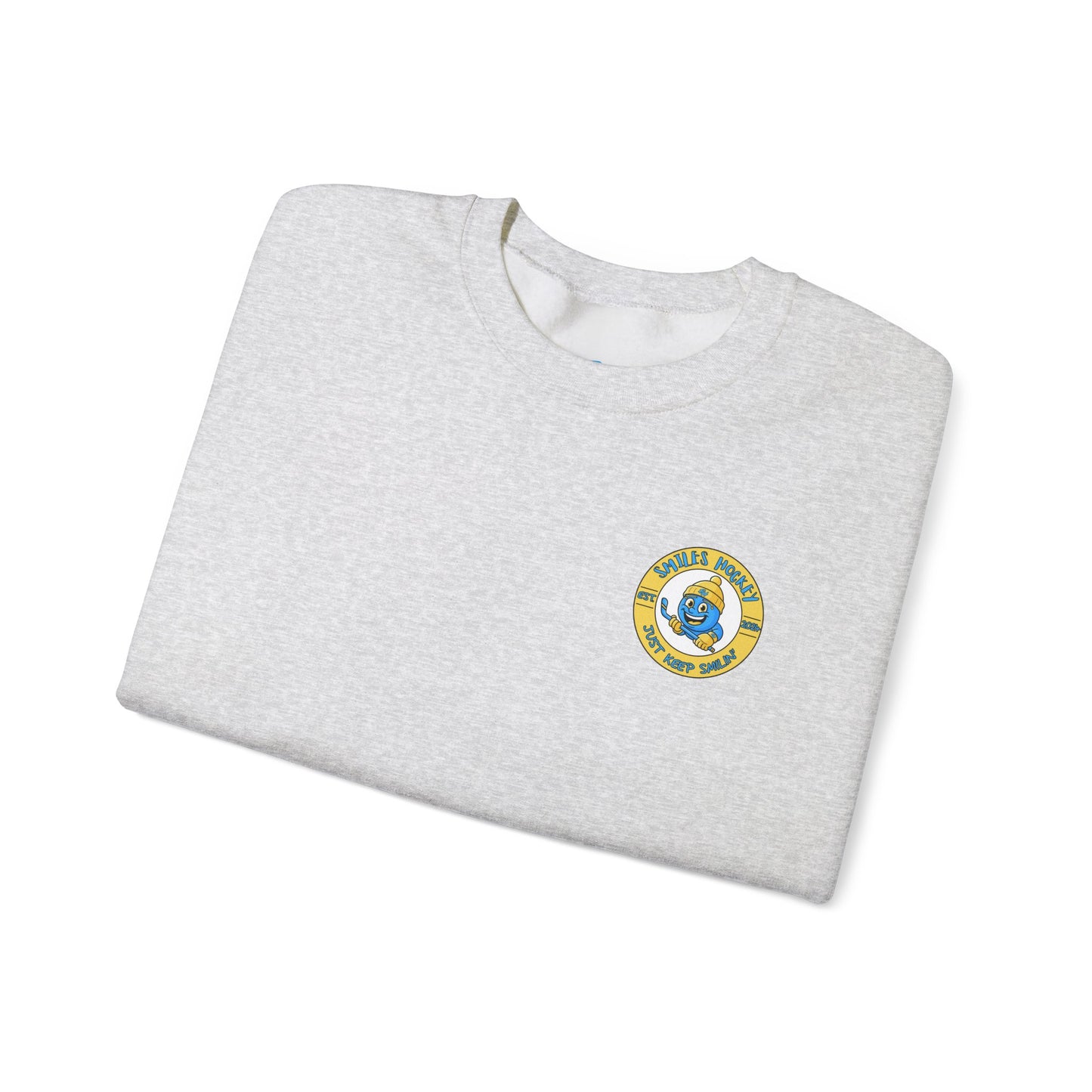 (2) Smiles Hockey Shark Crewneck Sweatshirt