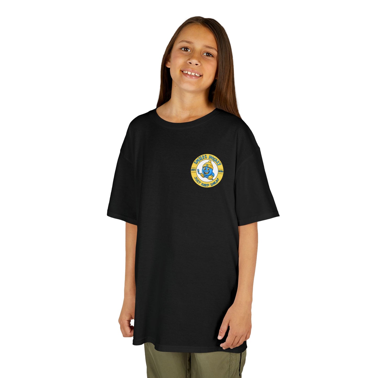(7) Youth - Smiles Hockey Shark Heavy Cotton™ Tee