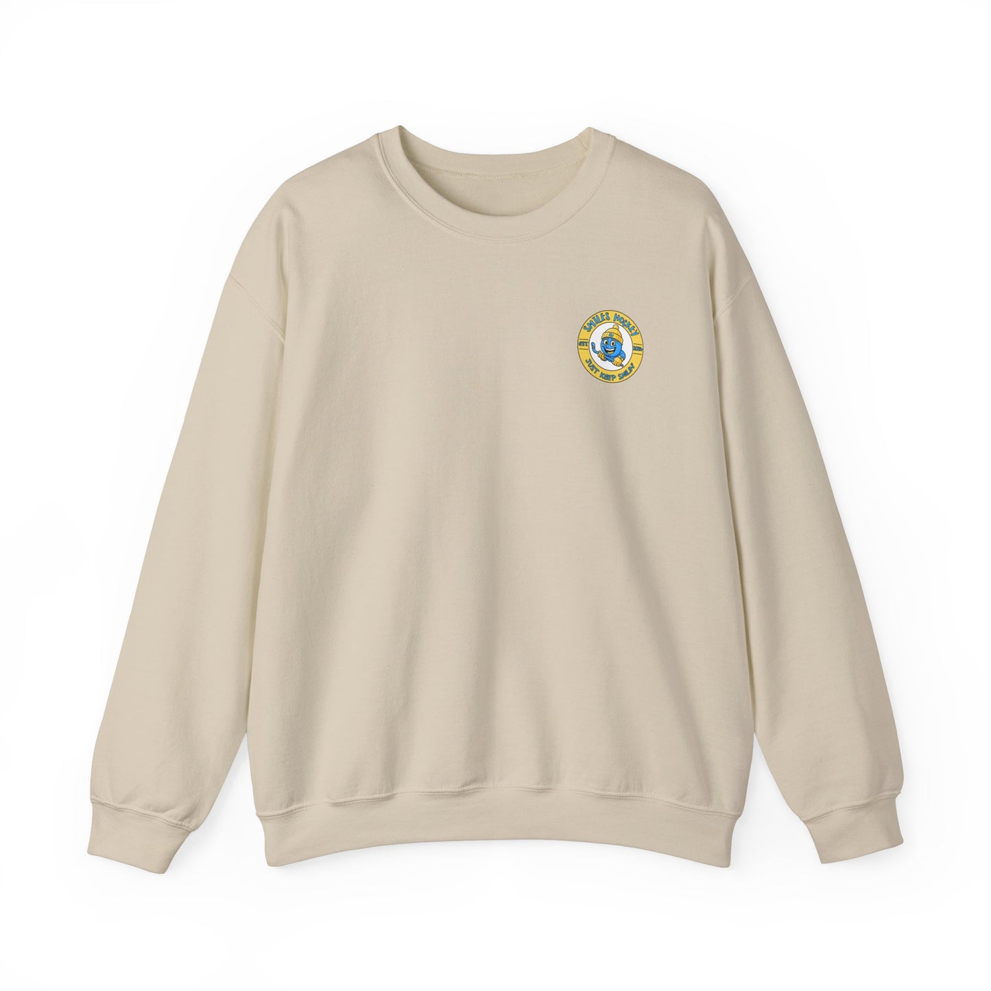 (4) Adult - Smiles Hockey Logo Crewneck