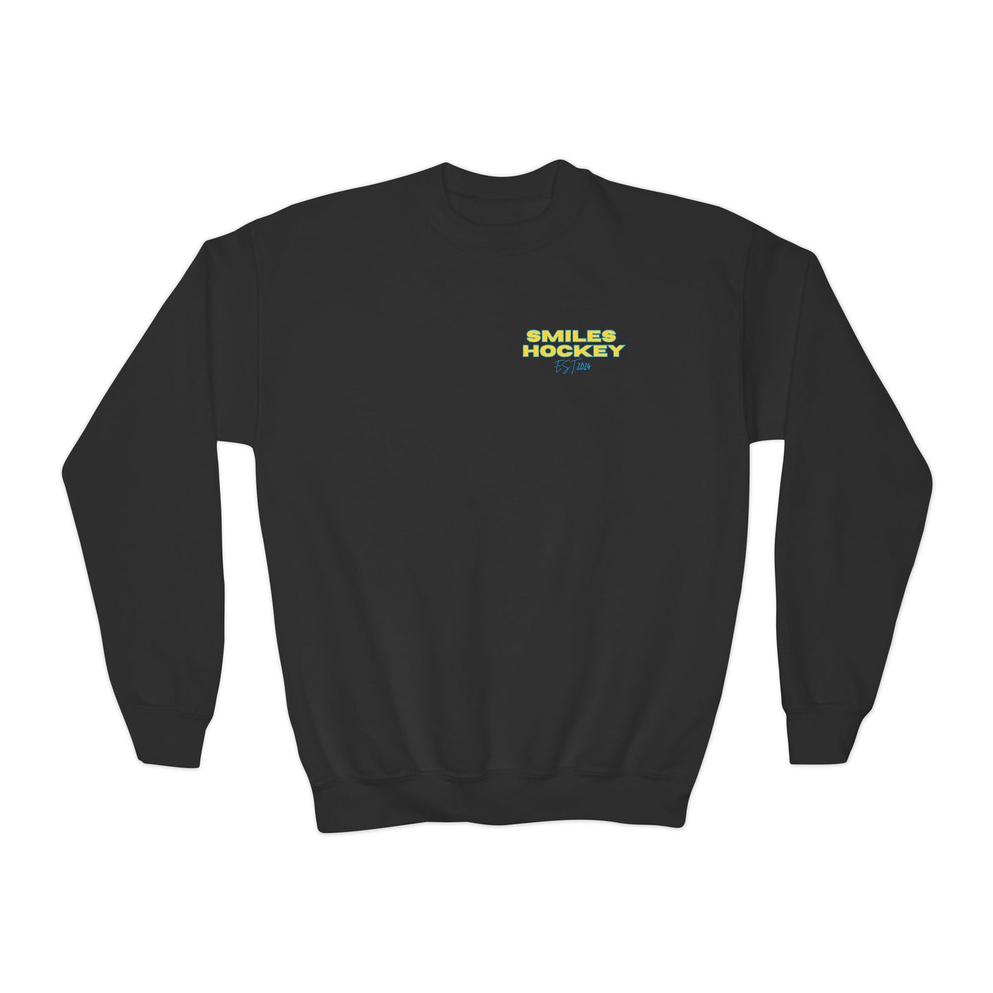 (6) Youth - Smiles Hockey Streetwear Crewneck Sweatshirt