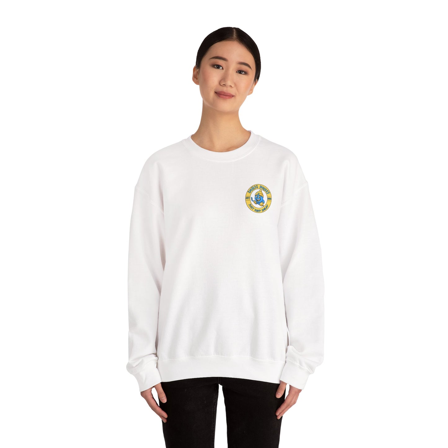 (2) Smiles Hockey Shark Crewneck Sweatshirt