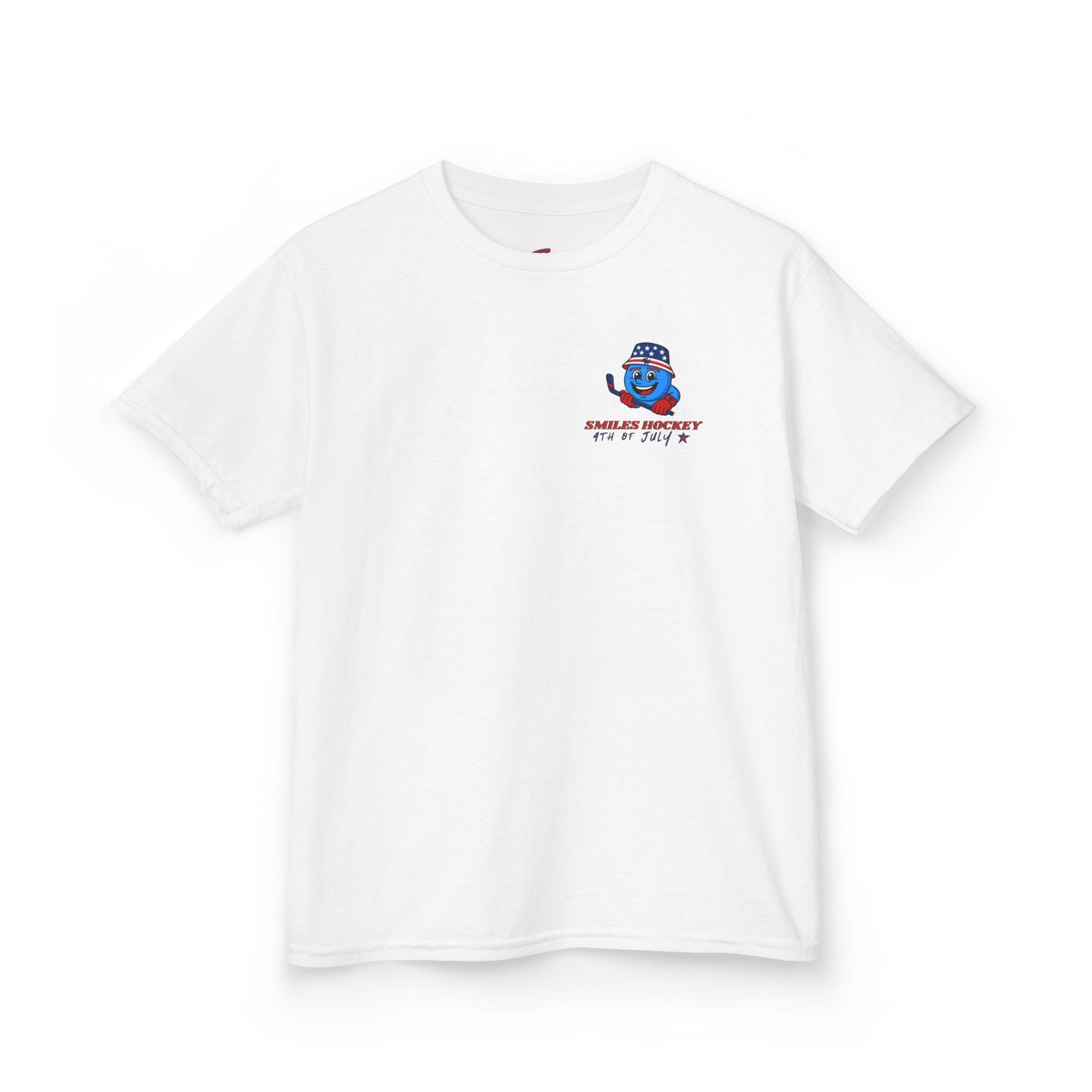 (Youth) - Smiles Hockey - 4th of July “Land of the Free” T-Shirt