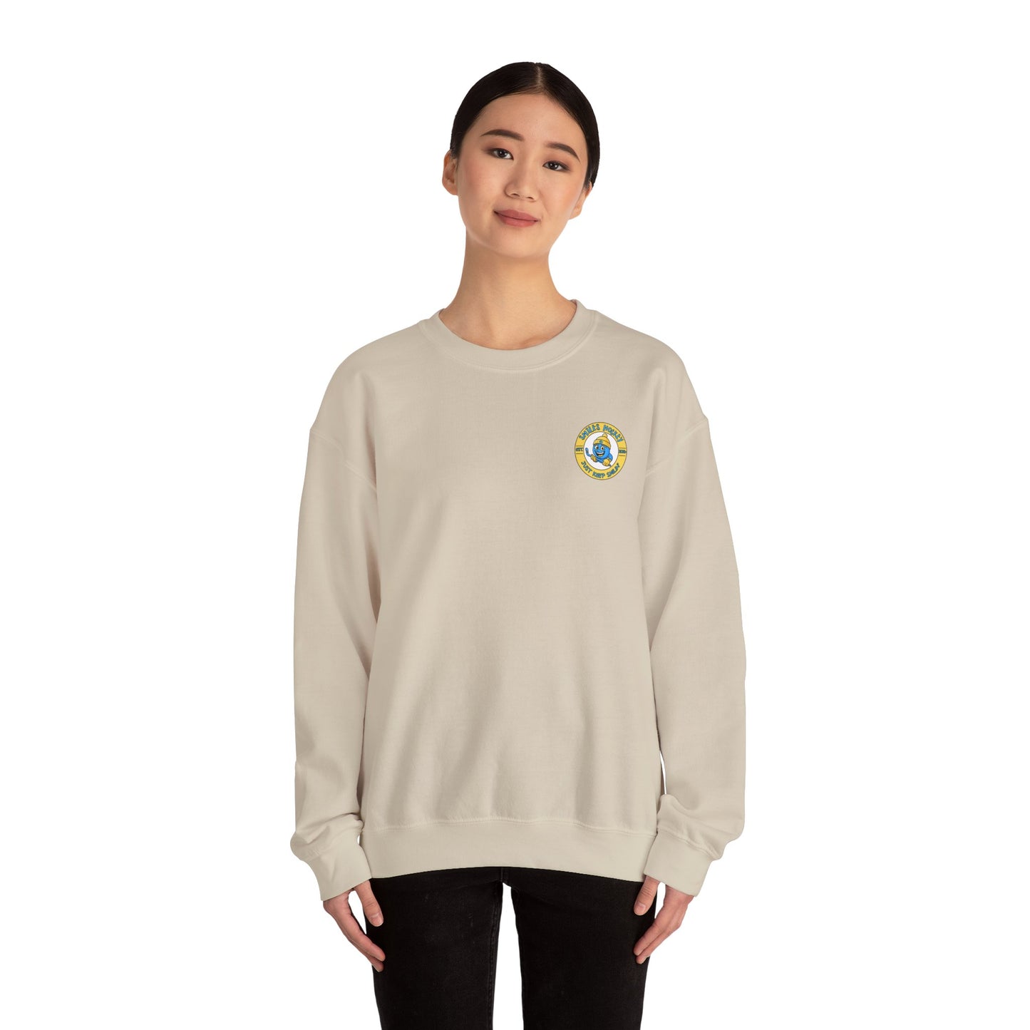 (4) Adult - Smiles Hockey Logo Crewneck