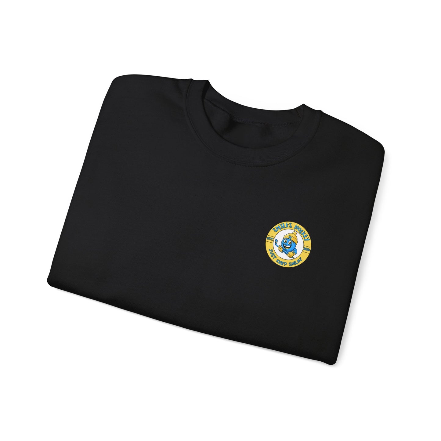 (4) Adult - Smiles Hockey Logo Crewneck