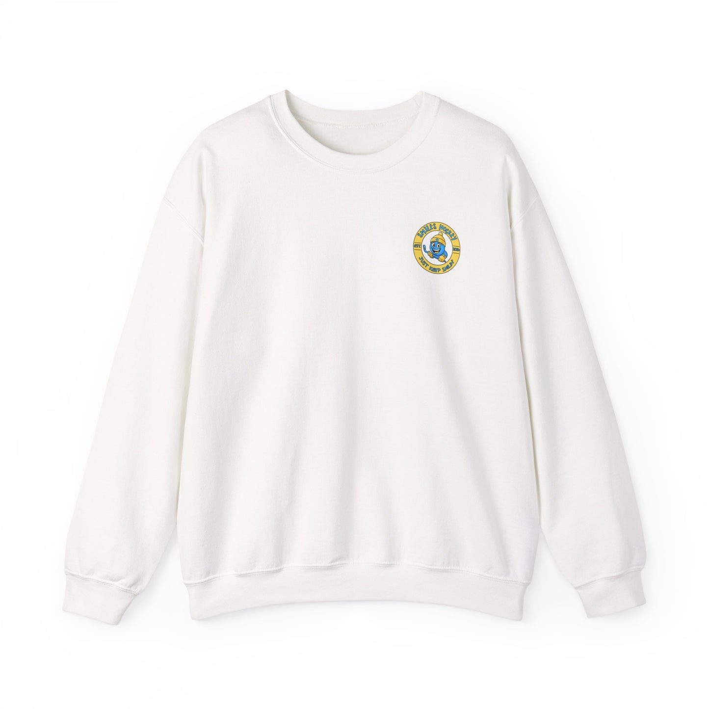 (4) Adult - Smiles Hockey Logo Crewneck