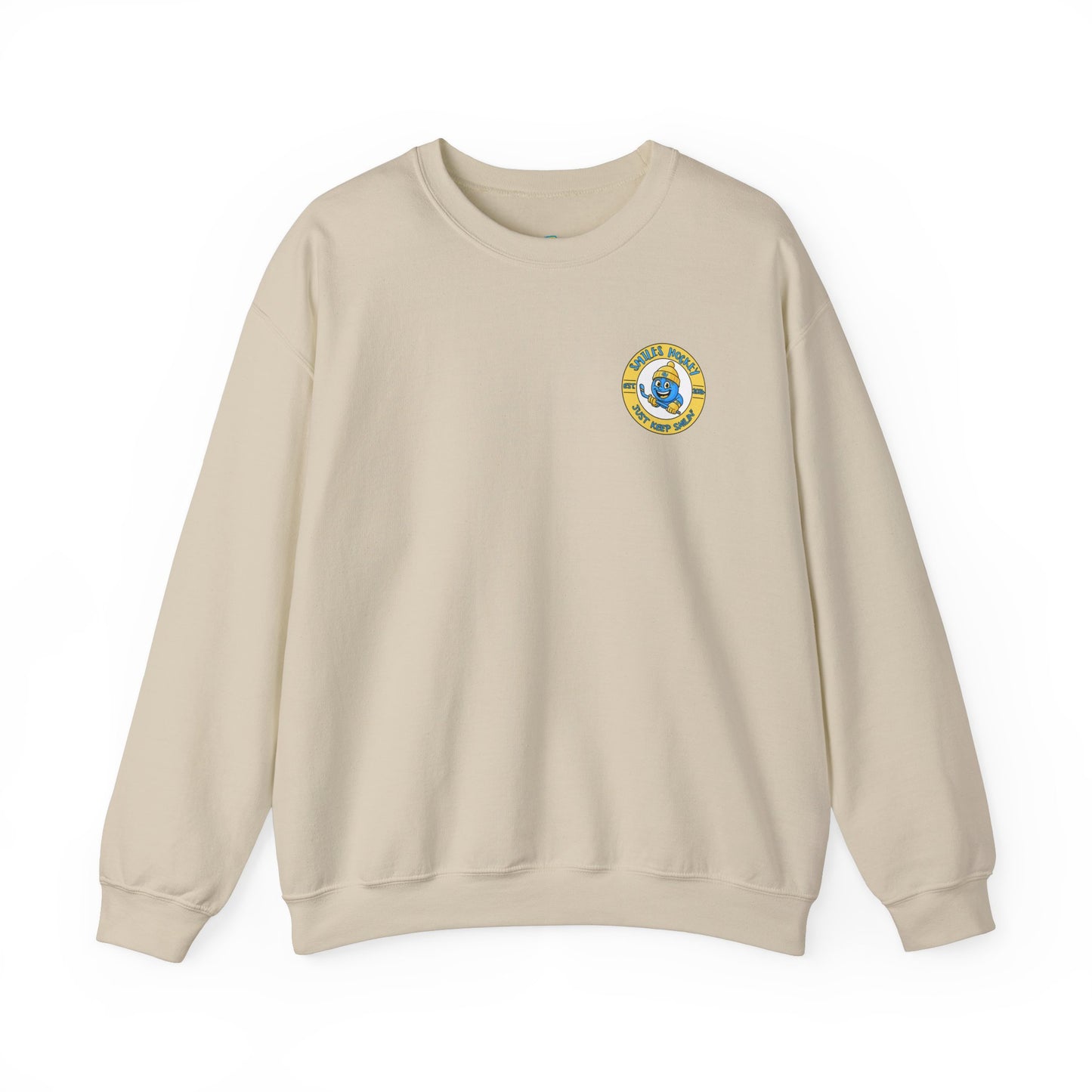 (2) Smiles Hockey Shark Crewneck Sweatshirt
