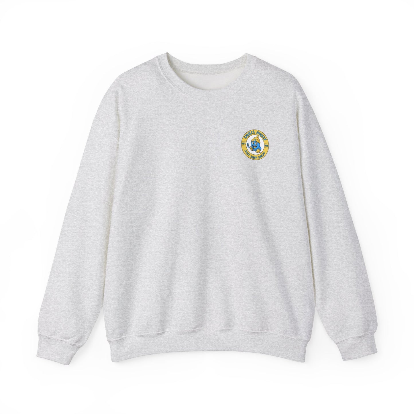 (4) Adult - Smiles Hockey Logo Crewneck
