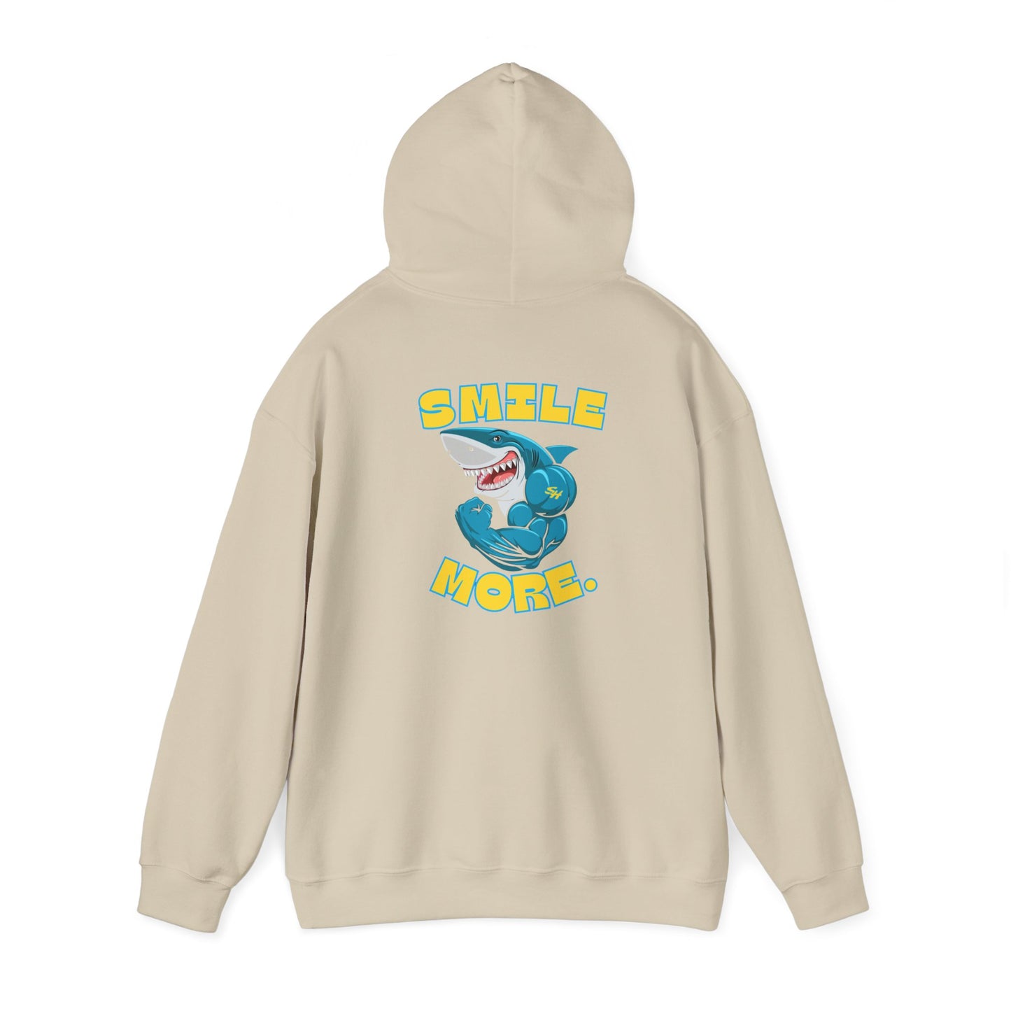 (2) Adult - Smiles Hockey Shark Hooded Sweatshirt