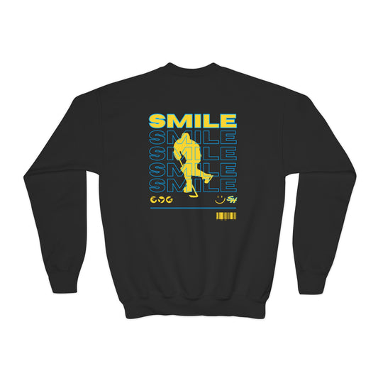 (6) Youth - Smiles Hockey Streetwear Crewneck Sweatshirt