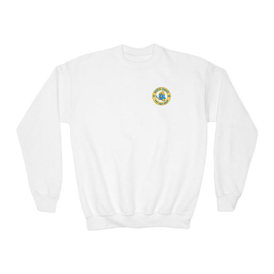 (8) Youth - Smiles Hockey Logo Crewneck