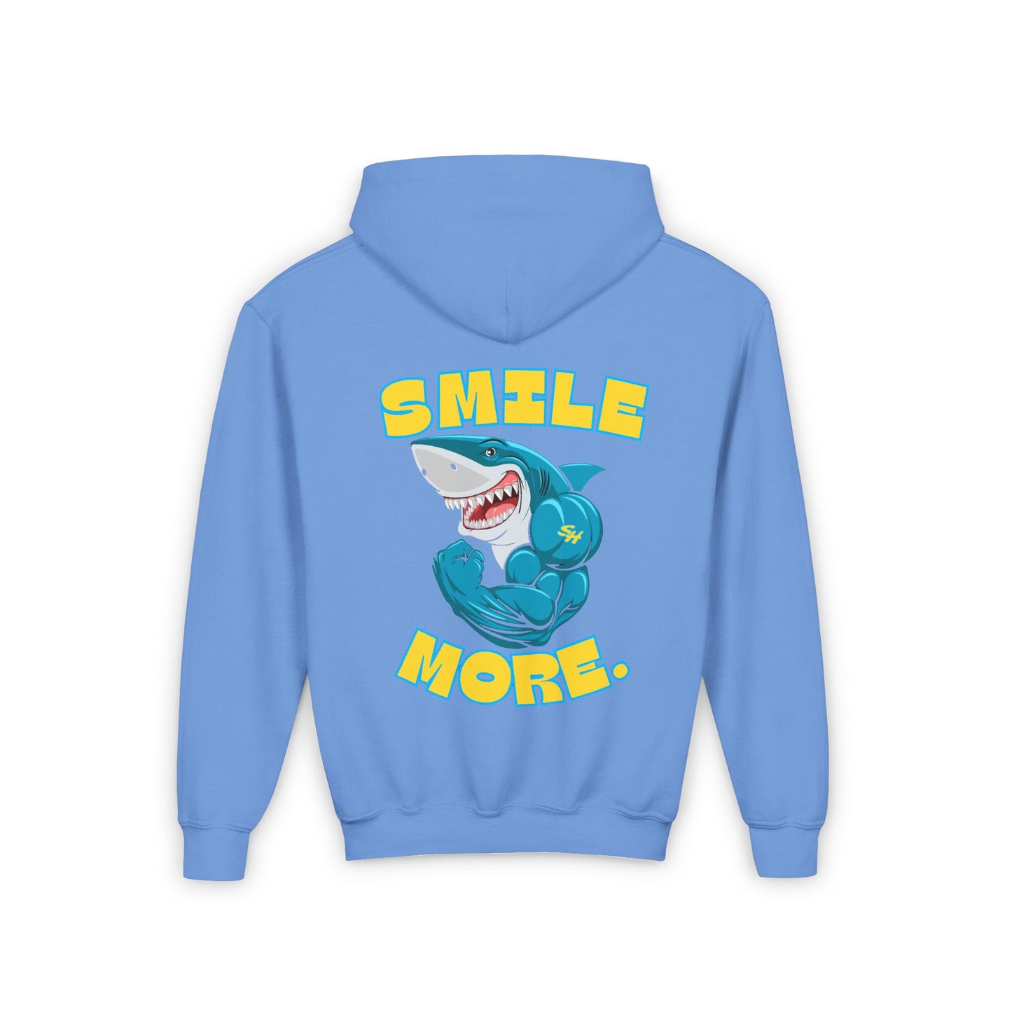 (5) Youth - Smiles Hockey Big Shark Heavy Blend Hooded Sweatshirt