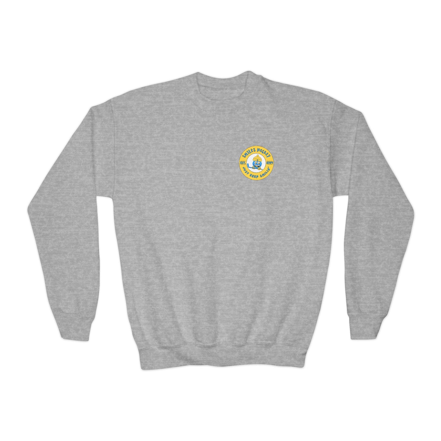 (5) Youth - Smiles Hockey Big Shark Crewneck Sweatshirt