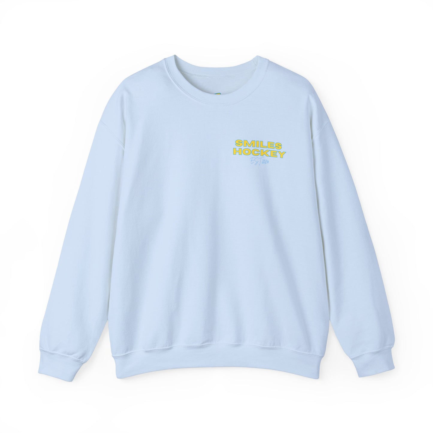 (3) Adult - Smiles Hockey Streetwear Crewneck Sweatshirt