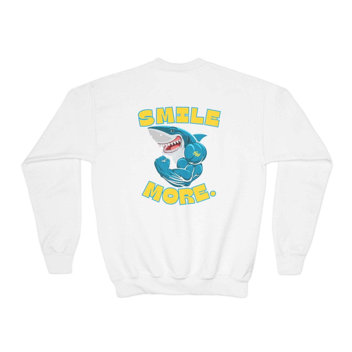 (5) Youth - Smiles Hockey Big Shark Crewneck Sweatshirt