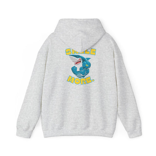 (2) Adult - Smiles Hockey Shark Hooded Sweatshirt