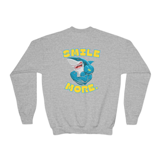 (7) Youth - Smiles Hockey Shark Crewneck Sweatshirt