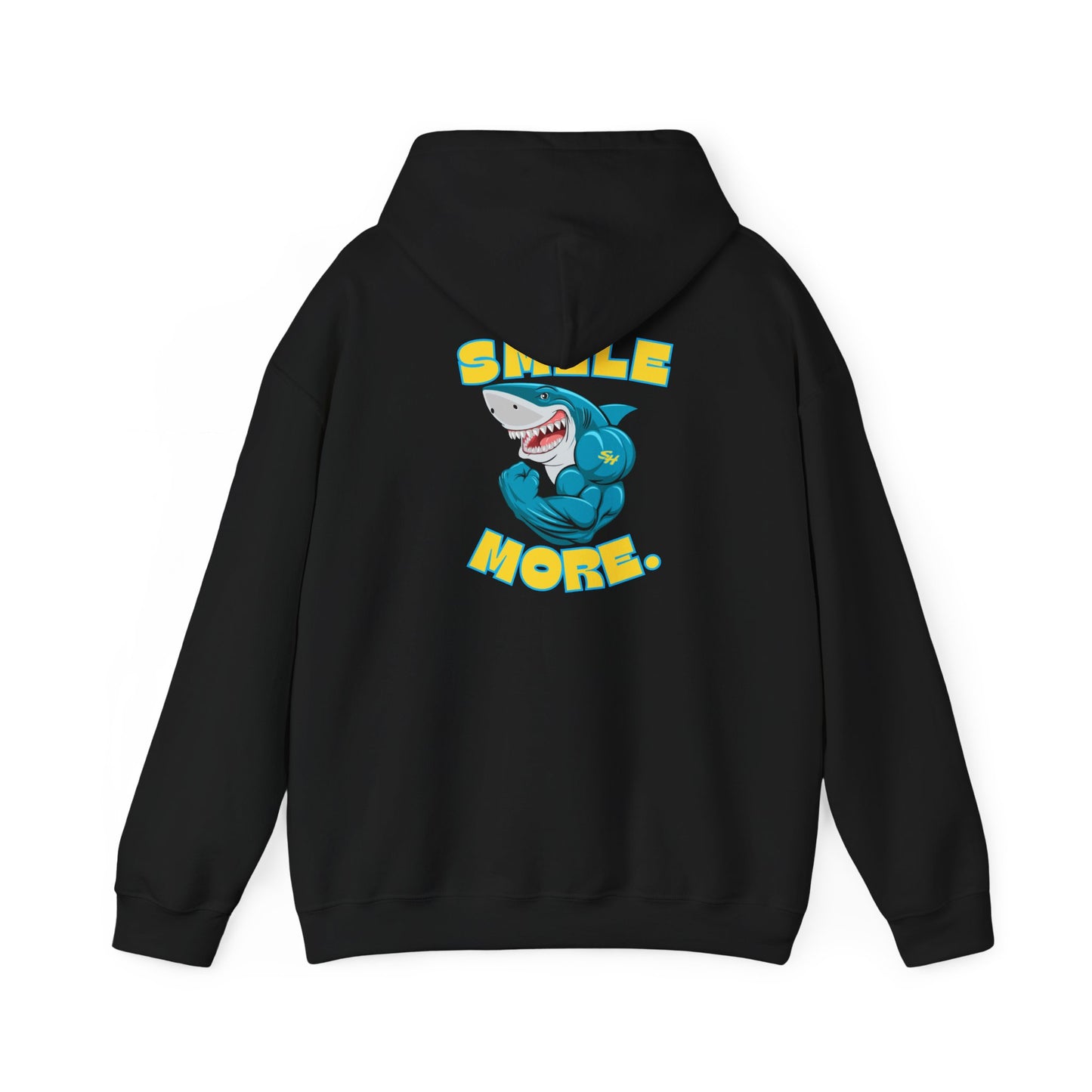 (2) Adult - Smiles Hockey Shark Hooded Sweatshirt