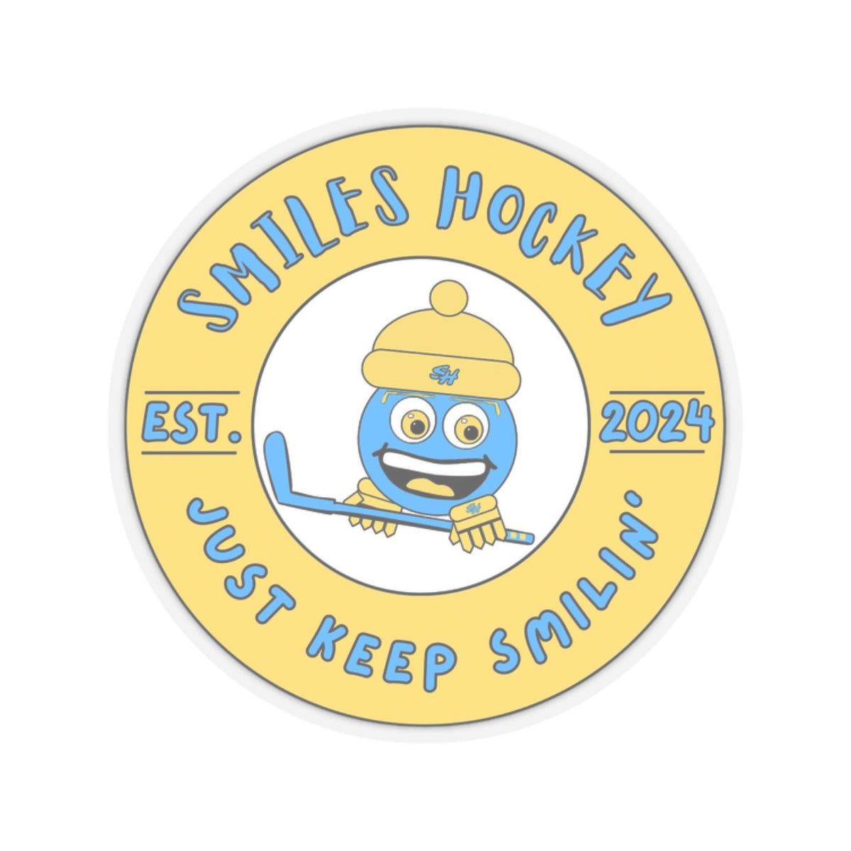 (1) Accessories - Smiles Hockey Stickers