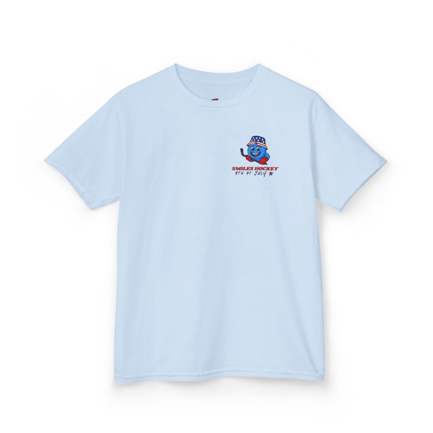 (Youth) - Smiles Hockey - 4th of July “Land of the Free” T-Shirt
