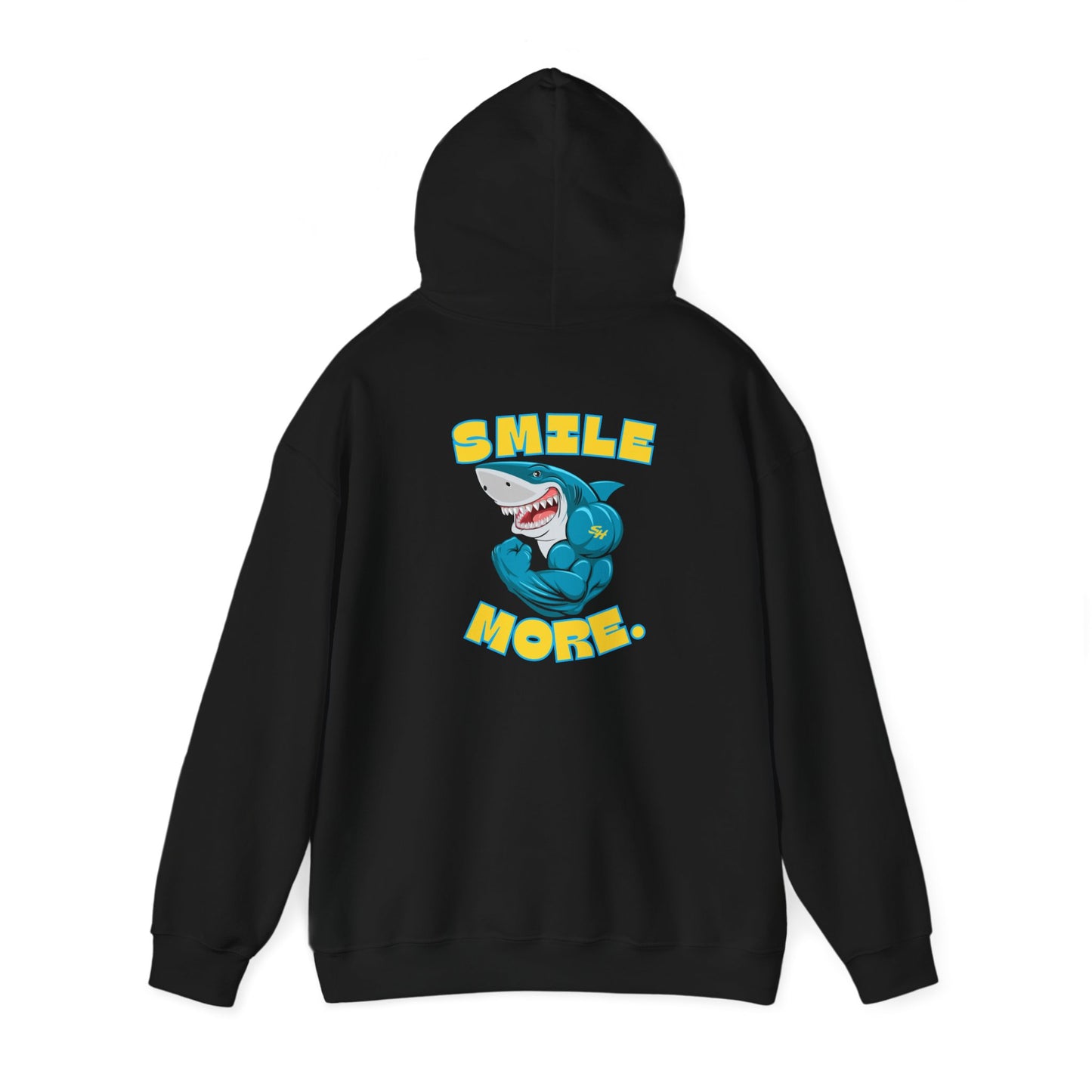 (2) Adult - Smiles Hockey Shark Hooded Sweatshirt